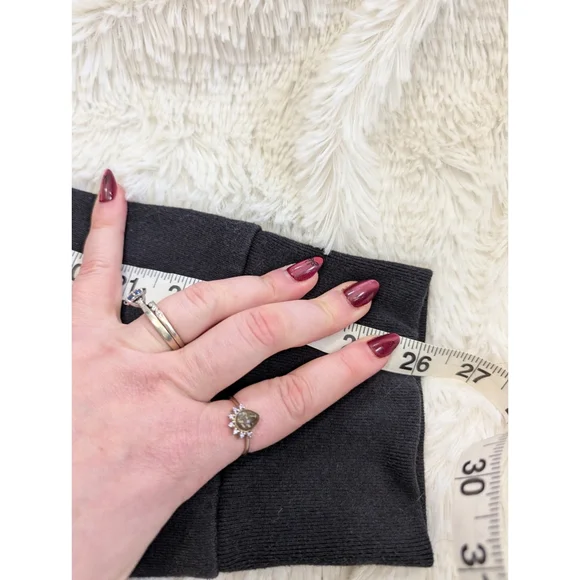 Victoria's Secret Pink Brand Black Jogger Sweatpants Elastic Waist Size Medium - Picture 10 of 10